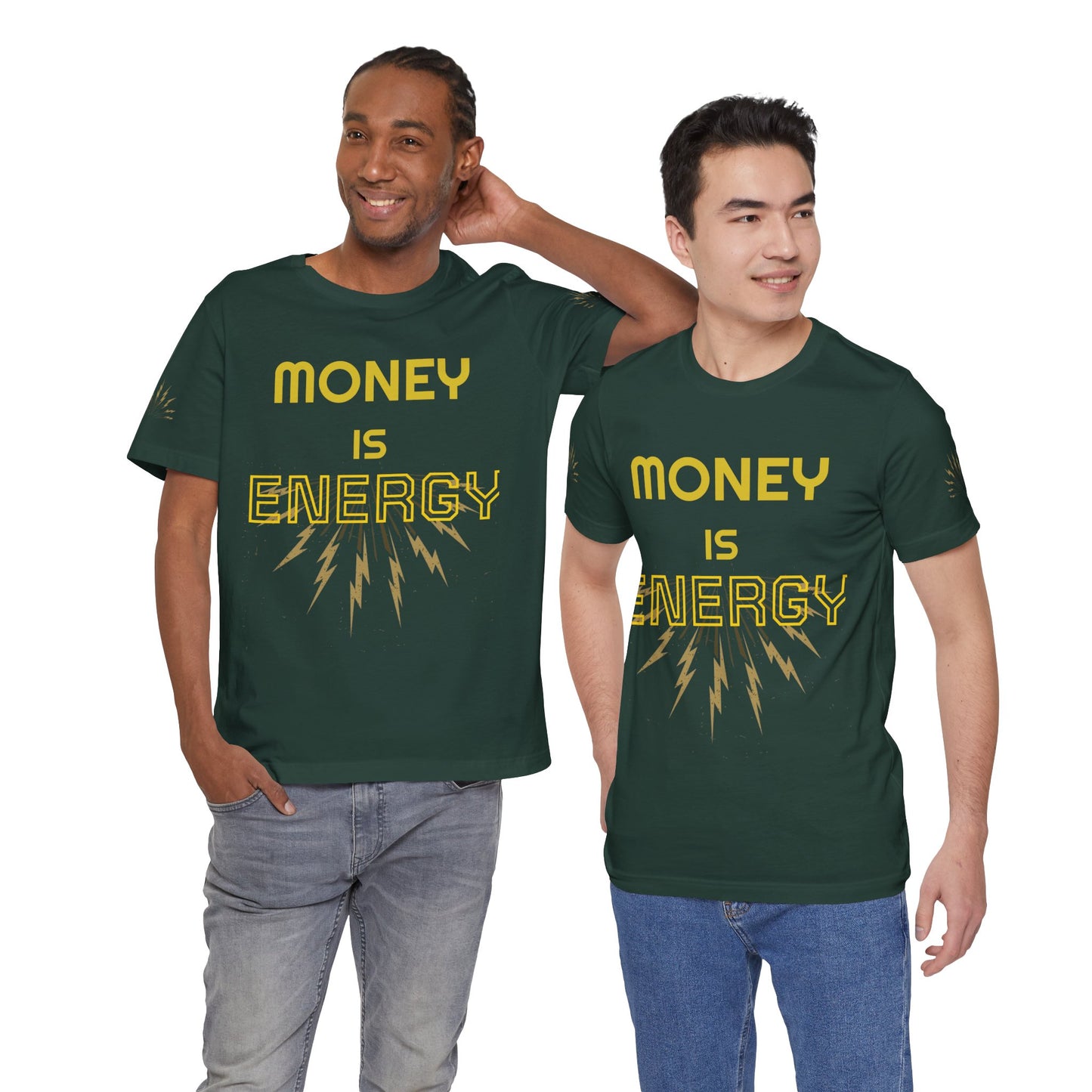 Empowering Unisex Tee - 'Money is Energy' Graphic Tee for Positive Vibes