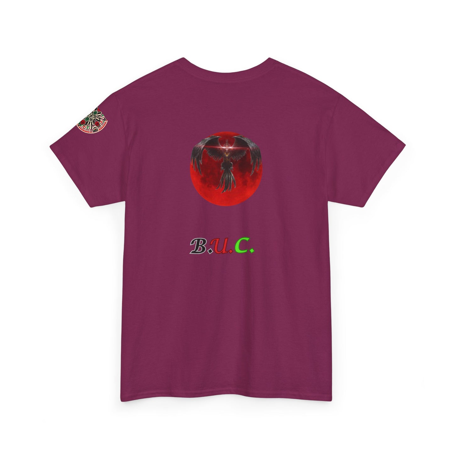 Celestial Phoenix Unisex Heavy Cotton Tee - Embrace the Sun and Moon