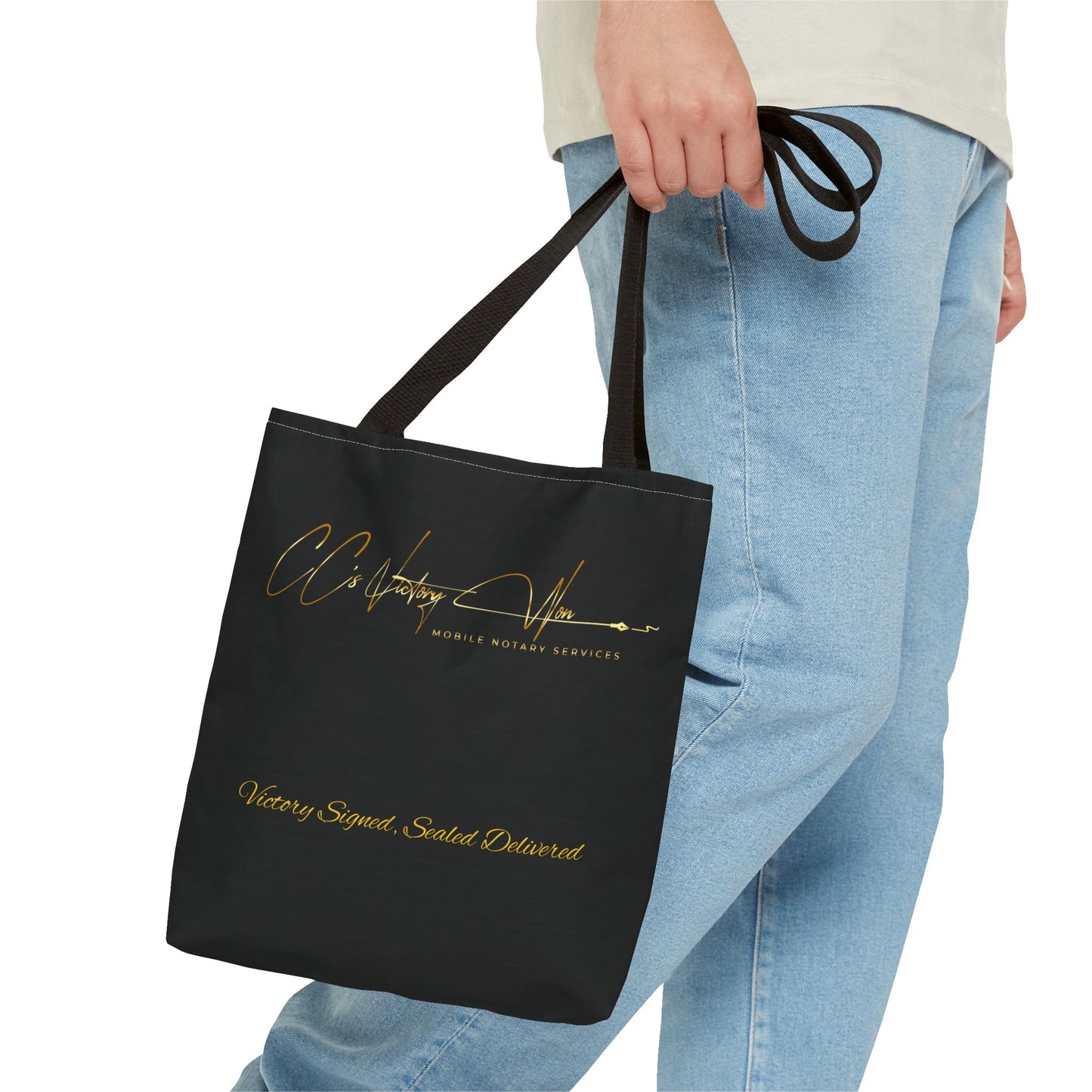 Elegant Mobile Notary Services Tote Bag - C.C.'s Victory Won