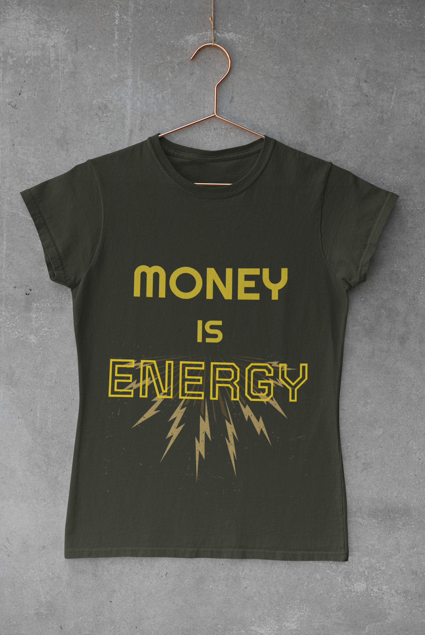 Empowering Unisex Tee - 'Money is Energy' Graphic Tee for Positive Vibes