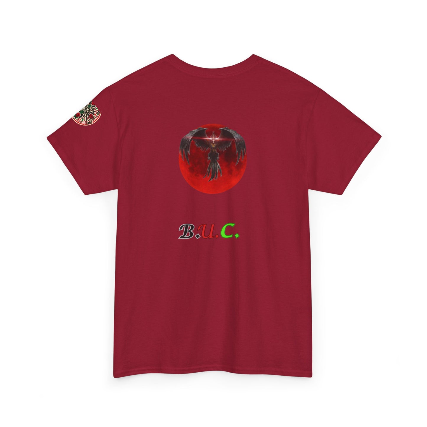 Celestial Phoenix Unisex Heavy Cotton Tee - Embrace the Sun and Moon