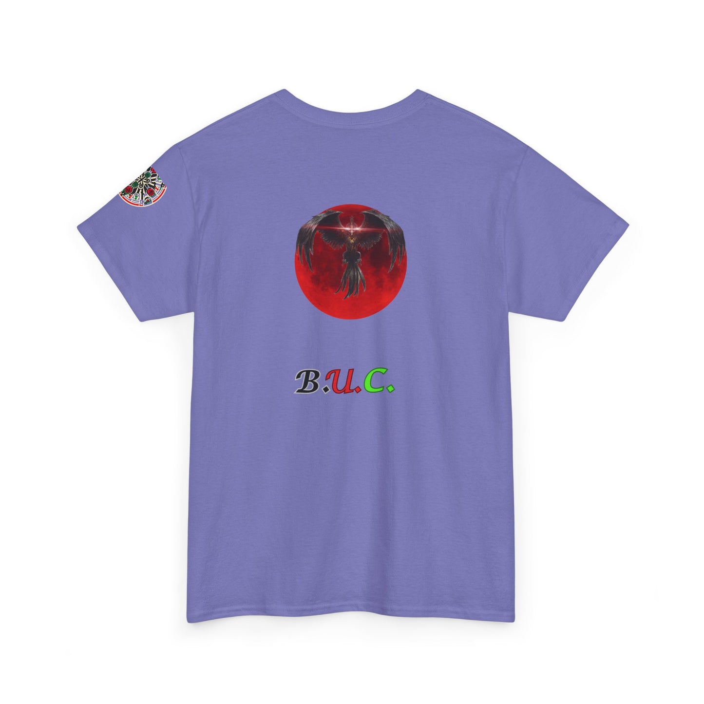 Celestial Phoenix Unisex Heavy Cotton Tee - Embrace the Sun and Moon