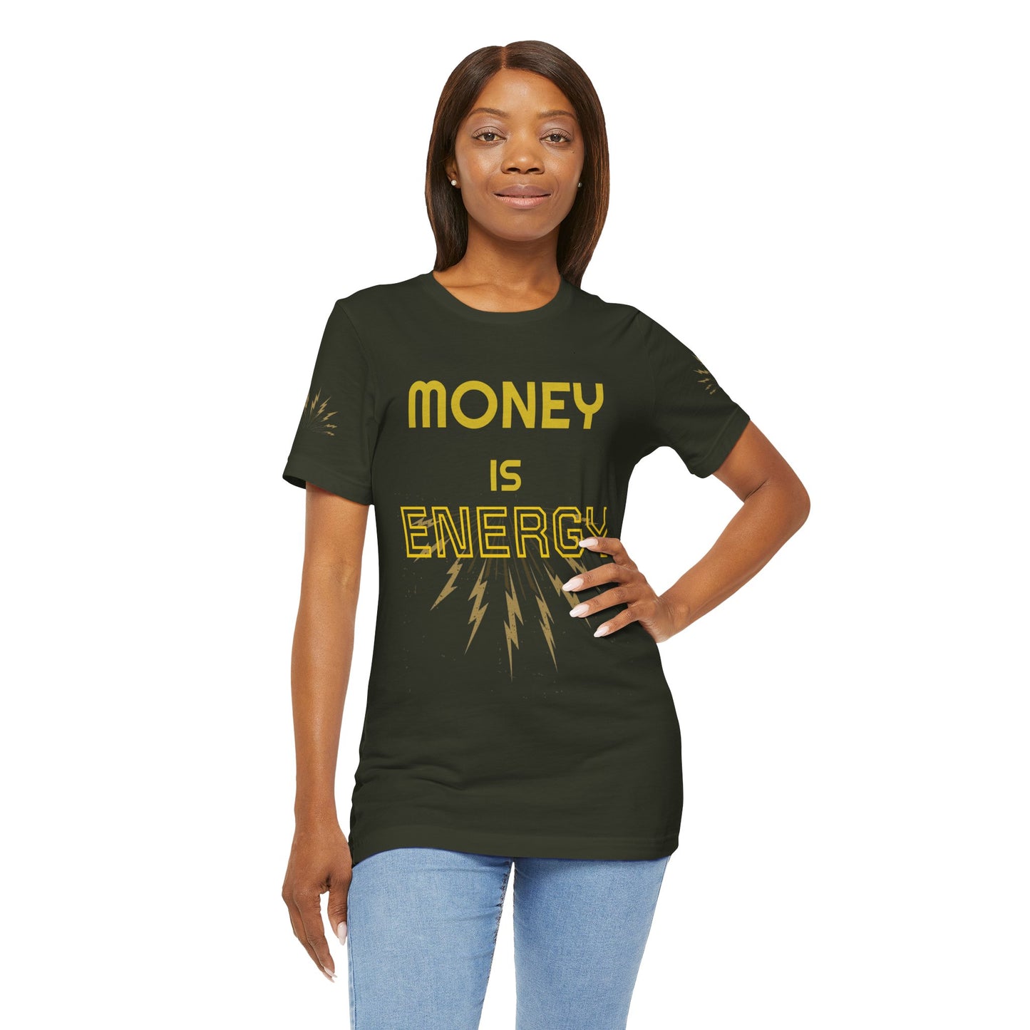 Empowering Unisex Tee - 'Money is Energy' Graphic Tee for Positive Vibes