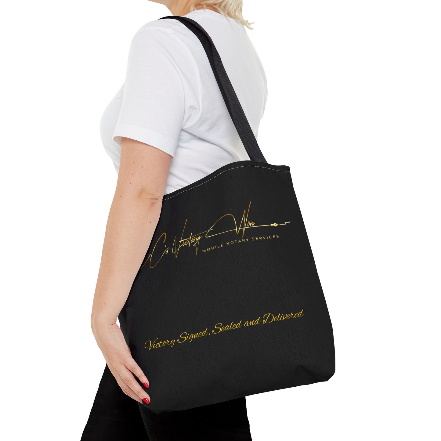 Elegant Mobile Notary Services Tote Bag - C.C.'s Victory Won