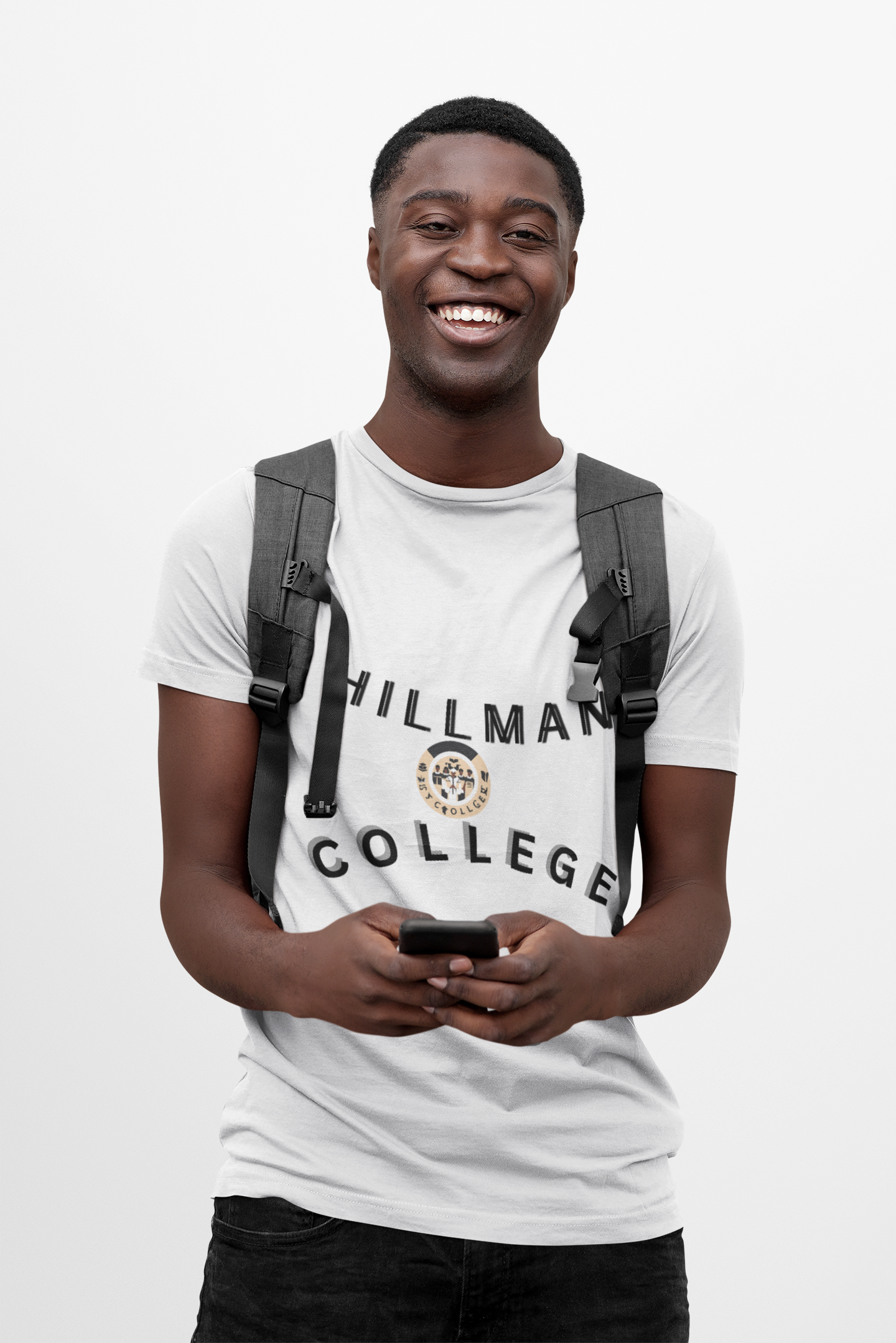 Hillman College Unisex Garment-Dyed T-Shirt - Unique Statement Tee