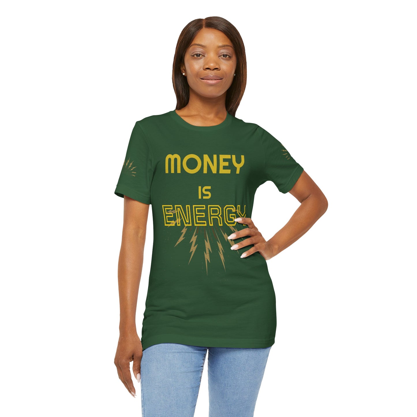 Empowering Unisex Tee - 'Money is Energy' Graphic Tee for Positive Vibes